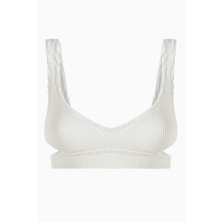 Bond-Eye - Nino Eco Crop Bikini Top White