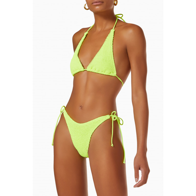 Bond-Eye - Sofie Eco Triangle Bikini Top Yellow