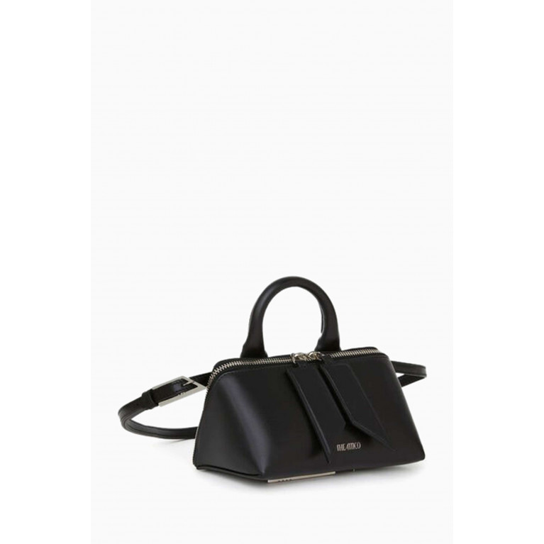 The Attico - ''Friday'' Mini Handbag in Leather Black