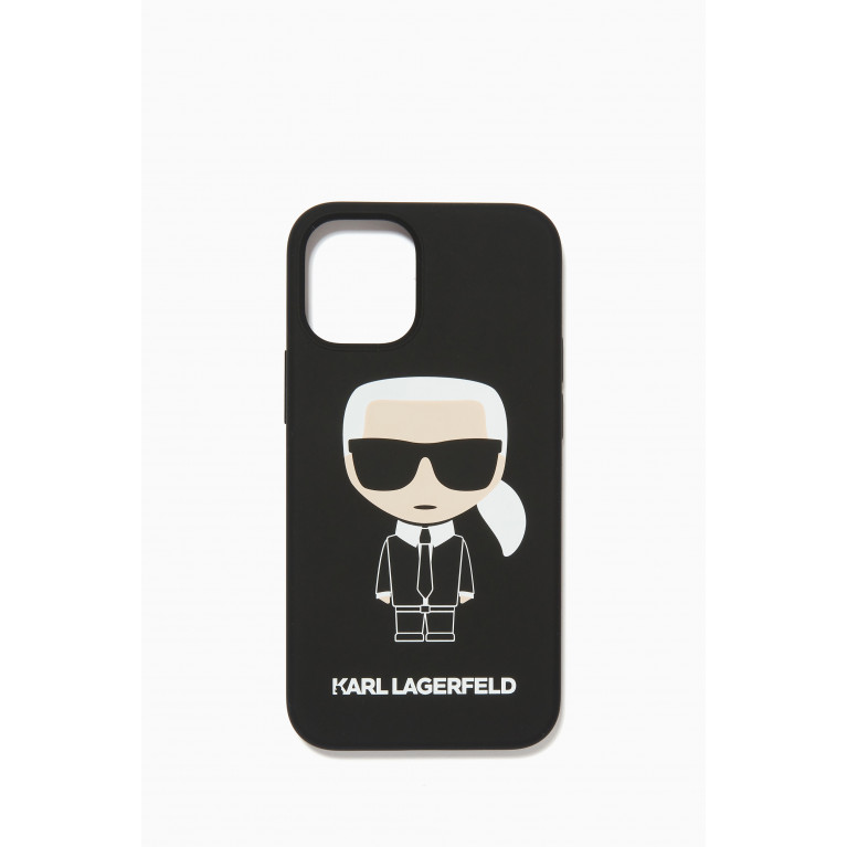 Karl Lagerfeld - K/Ikonik Case iPhone 12 Mini in PU Leather