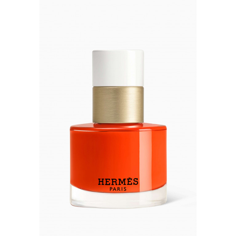 Hermes - 39 Orange Poppy Les Mains Hermes Nail Enamel, 15ml