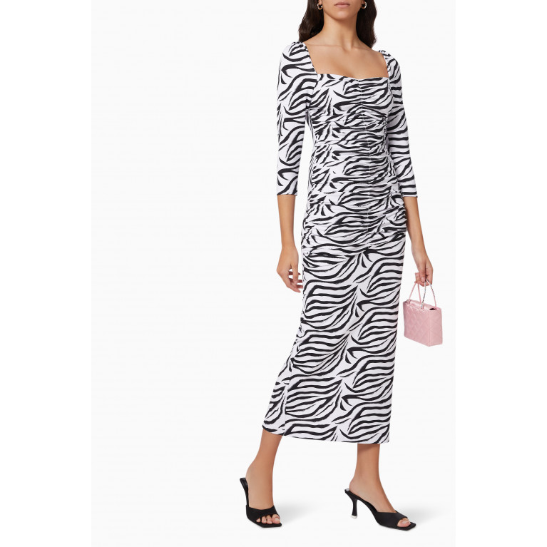 Rotate - Freya Ruched Dress in Jersey