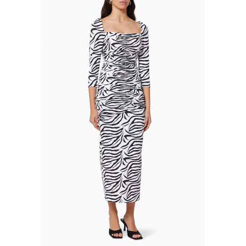 Rotate - Freya Ruched Dress in Jersey