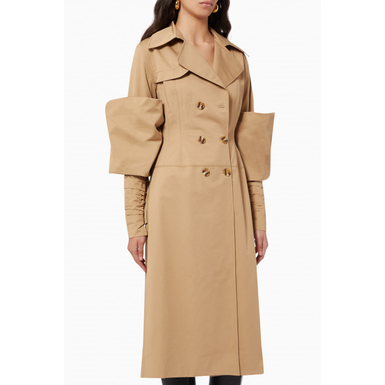 Nafsika Skourti - Couture Sleeve Trench Coat