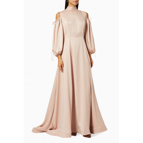 Bazza Alzouman - Bow Gown in Satin