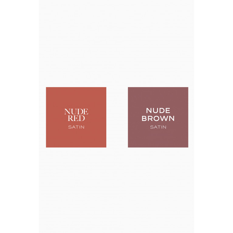 La Bouche Rouge - The Brown Nudes - Red Lipstick Set
