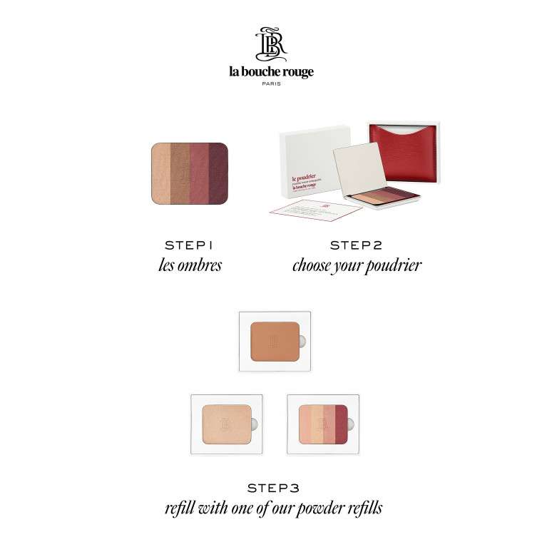 La Bouche Rouge - Pink Fine Leather Tage Eyeshadow Set, 6.5g