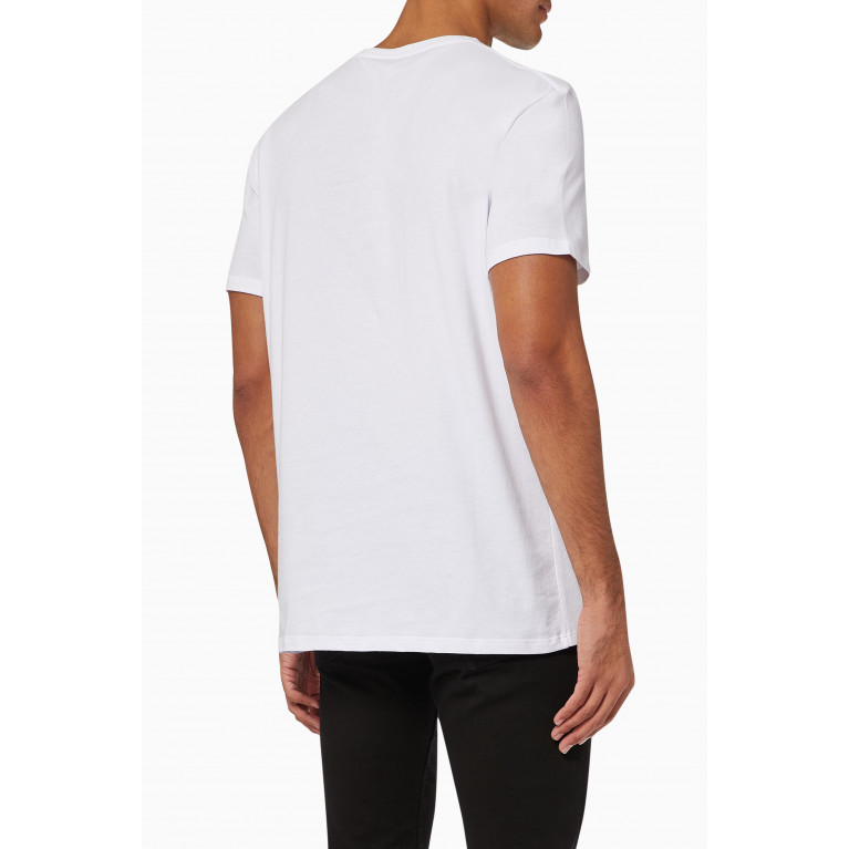 Alexander McQueen - Logo Embroidered T-shirt in Cotton