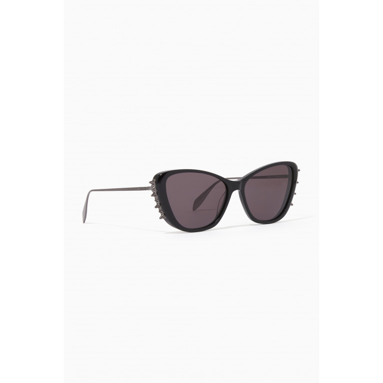 Alexander McQueen - Punk Stud Cat-eye Sunglasses