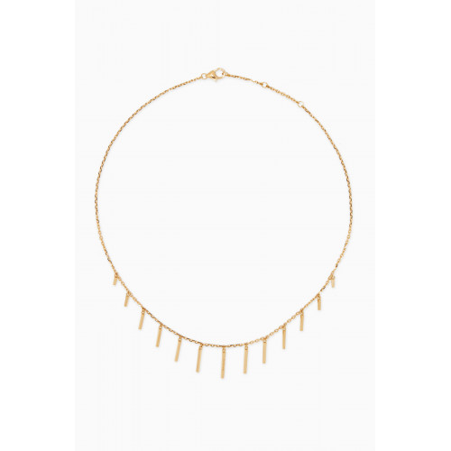 NASS - Bar Necklace in 18kt Yellow Gold Yellow