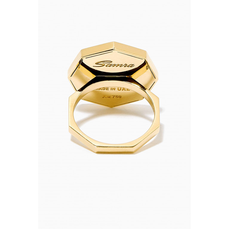 Samra - Ward Turath Small Ring in 18kt Yellow Gold