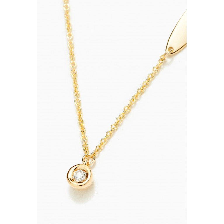 Damas - Ara Diamond April Birthstone Necklace in 18kt Yellow Gold