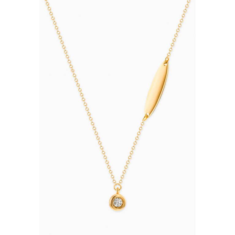 Damas - Ara Diamond April Birthstone Necklace in 18kt Yellow Gold
