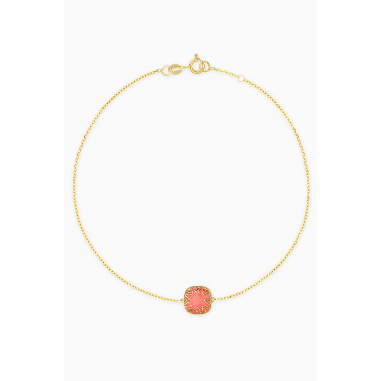 Damas - Amelia Sunrise Mother of Pearl Bracelet in 18kt Yellow Gold