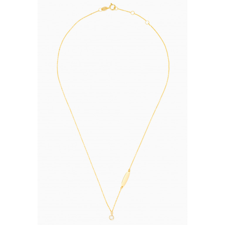 Damas - Ara Pearl June Birthstone Necklace in 18kt Yellow Gold