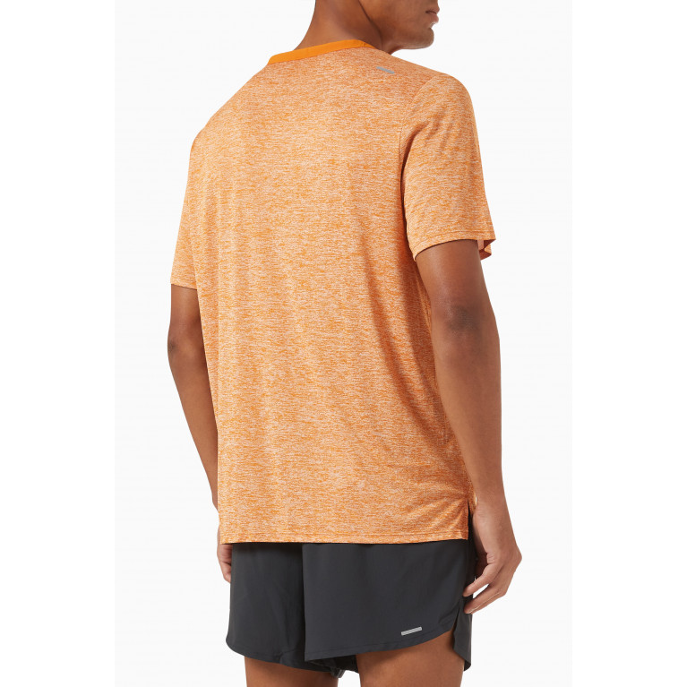 Nike Running - Dri-FIT Rise 365 Running Top in Recycled Knit Fabric Brown