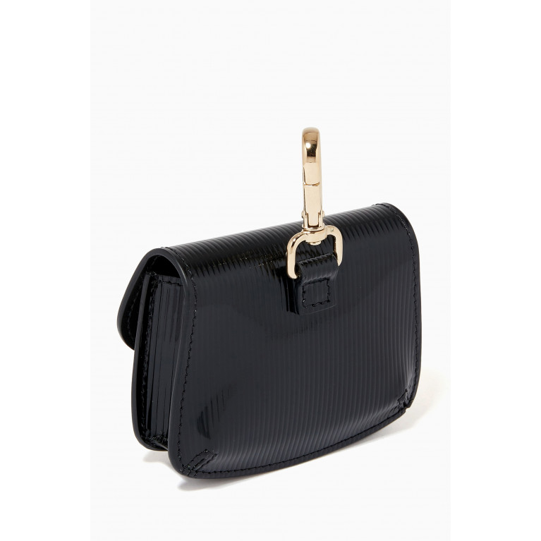 Giorgio Armani - La Prima Mini Carabiner Bag in Leather Black
