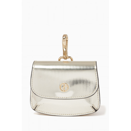 Giorgio Armani - La Prima Mini Carabiner Bag in Leather Gold