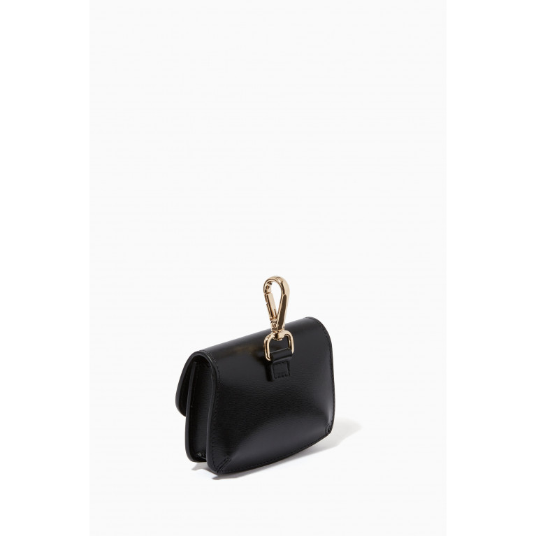 Giorgio Armani - La Prima Charm Bag in Bovine Leather Black