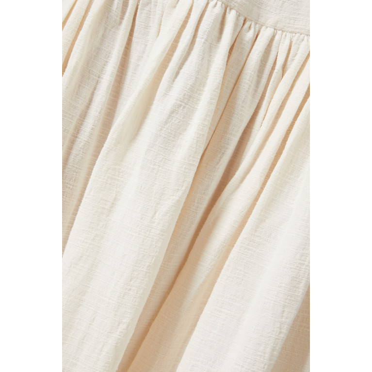 Shona Joy - Brigitte Split Midi Skirt in Linen-blend
