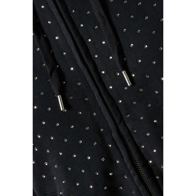 Polo Ralph Lauren - Rhinestone Embellished Zip Hoodie in French Terry