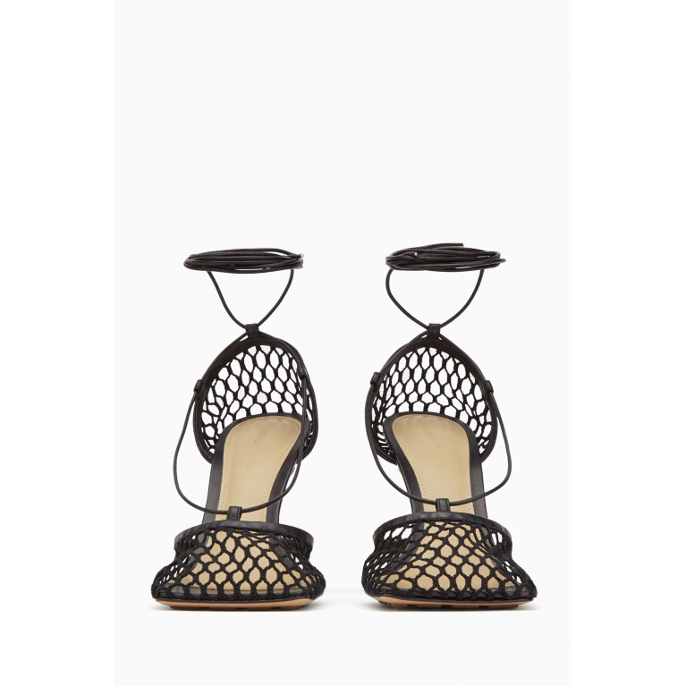 Bottega Veneta - Stretch Sandals in Mesh & Nappa