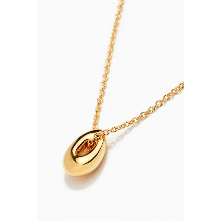 Otiumberg - Gold Drop Necklace in Yellow Gold Vermeil