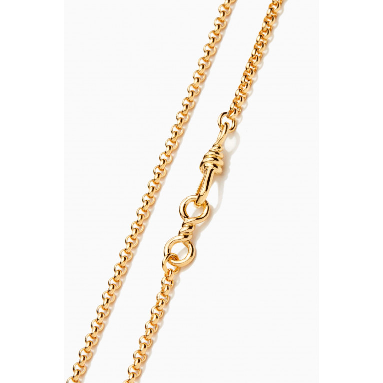 Otiumberg - Locked Necklace in Yellow Gold Vermeil