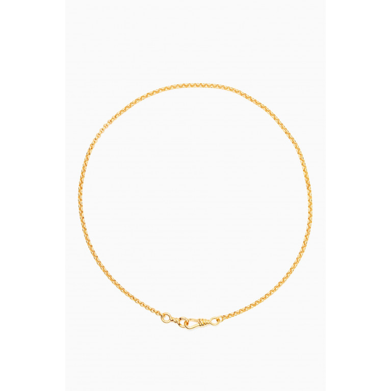 Otiumberg - Locked Necklace in Yellow Gold Vermeil