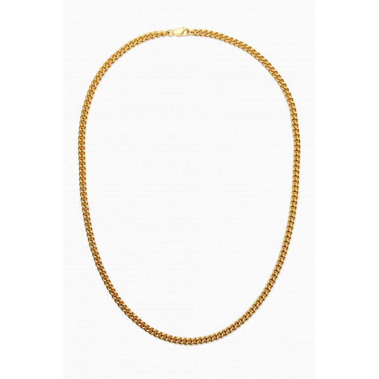 Otiumberg - Chunky Oval Link Chain in Yellow Gold Vermeil