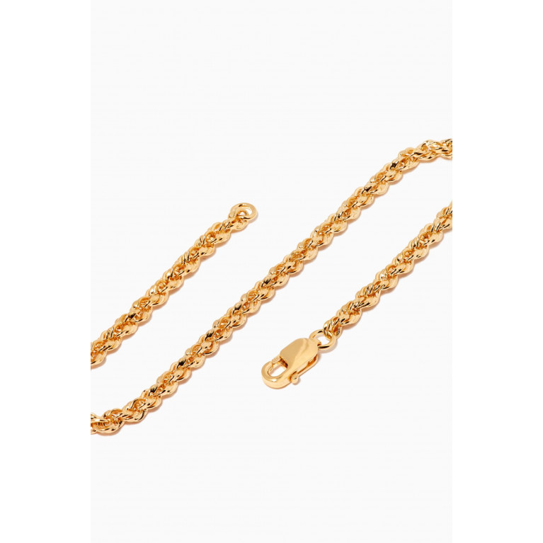 Otiumberg - Twist Eternal Bracelet in Yellow Gold Vermeil