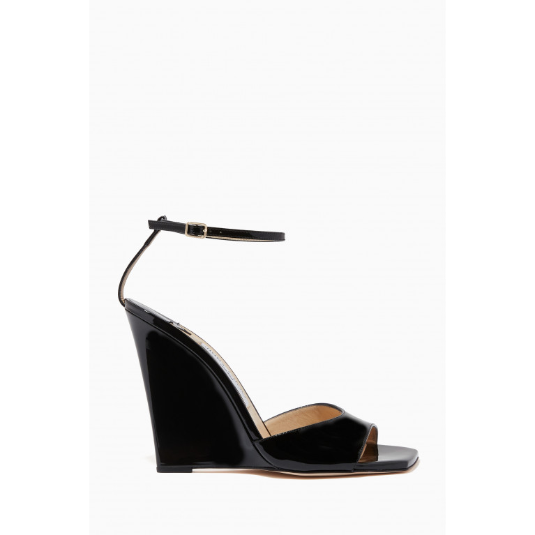 Jimmy Choo - Brien 110 Wedges in Patent Leather