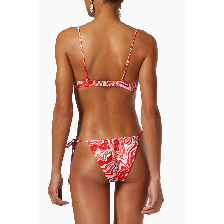 Palm Swimwear - Viper Bikini Bottoms in ECONYL® Red