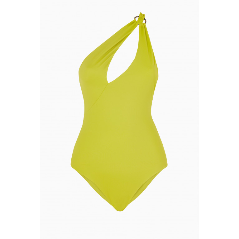 Palm Swimwear - Sonja Bodysuit in Recycled Nylon Green