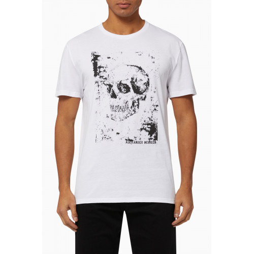 Alexander McQueen - Skull Print T-shirt in Cotton