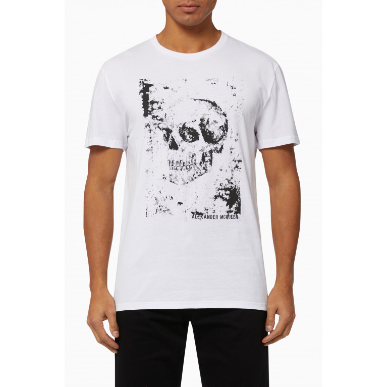 Alexander McQueen - Skull Print T-shirt in Cotton