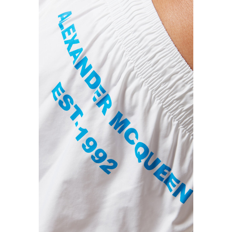Alexander McQueen - Graffiti Logo Swim Shorts in Nylon