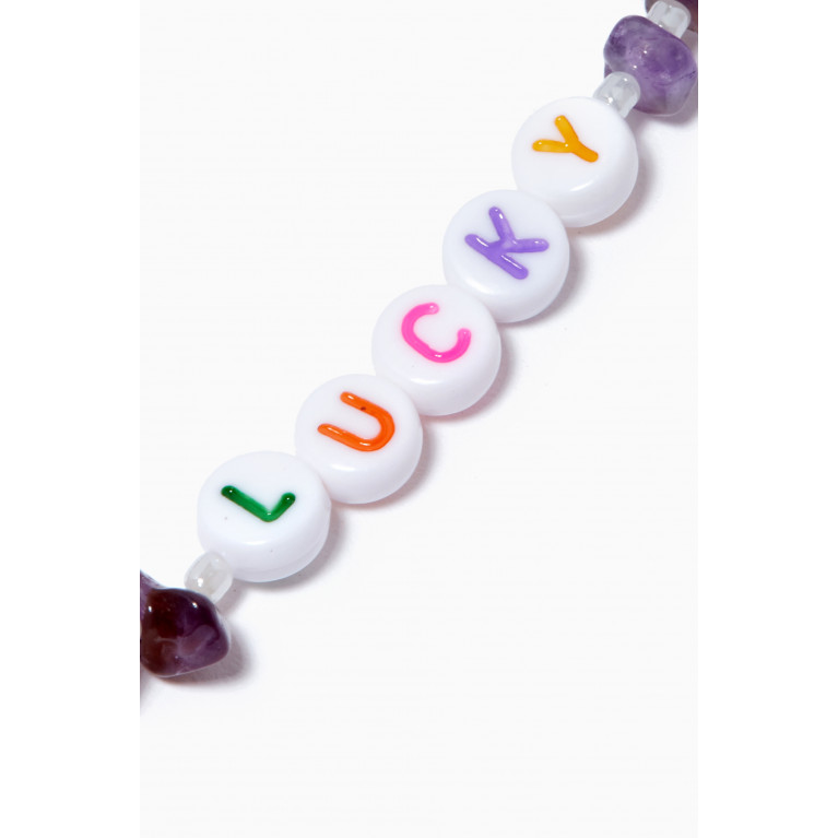 T Balance - Lucky Amethyst Crystal Healing Bracelet
