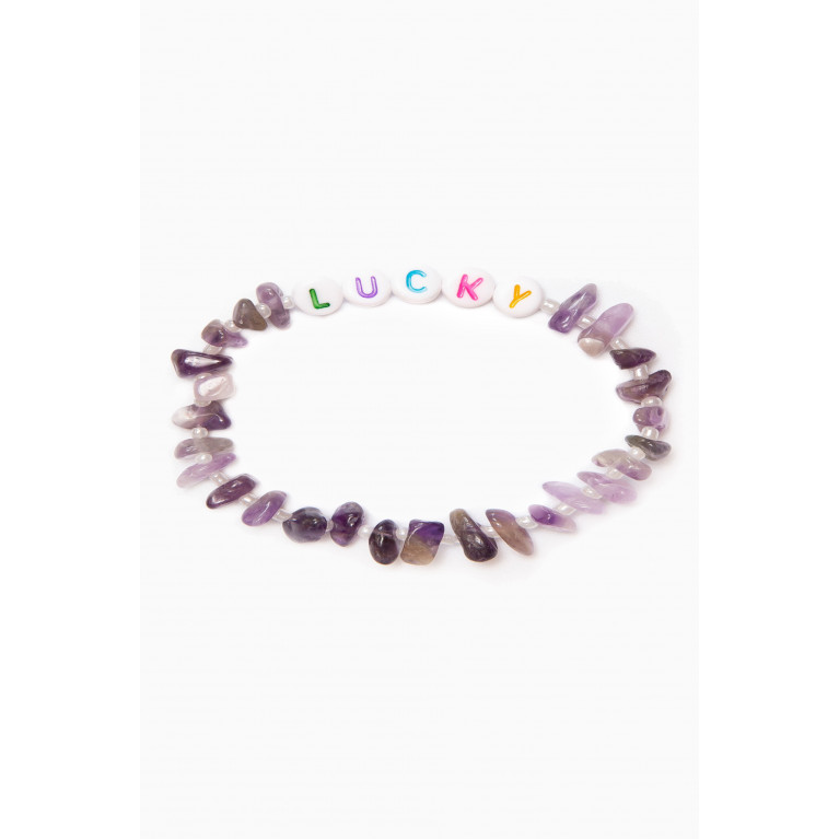 T Balance - Lucky Amethyst Crystal Healing Bracelet