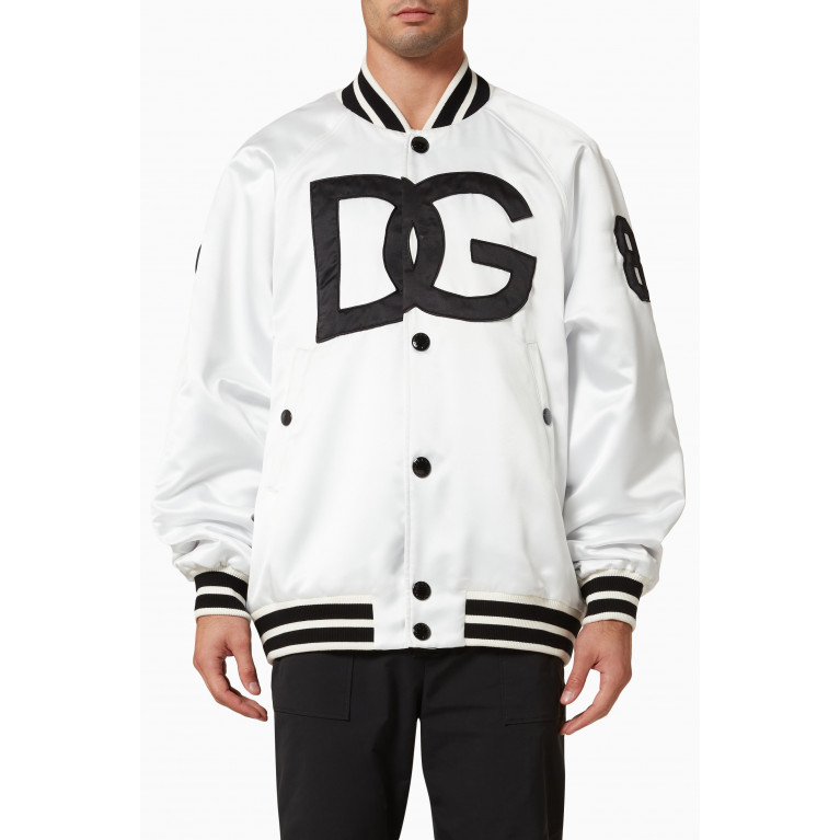 Dolce & Gabbana - DG Embroidery and Patch Jacket in Satin
