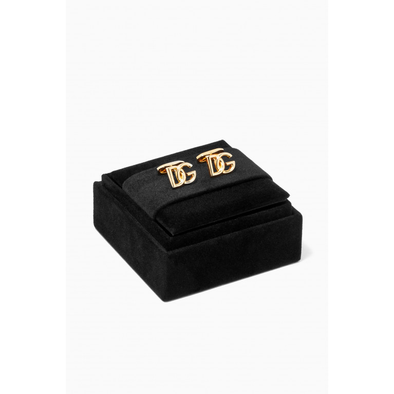 Dolce & Gabbana - DG Logo Cufflinks in Gold