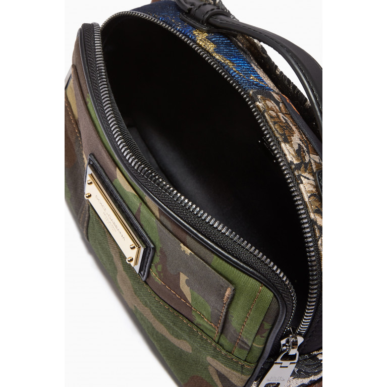 Dolce & Gabbana - Belt Bag in Camouflage Patchwork Fabric