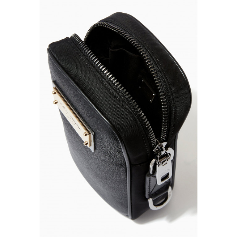 Dolce & Gabbana - Crossbody Bag in in Grainy Leather & Nylon