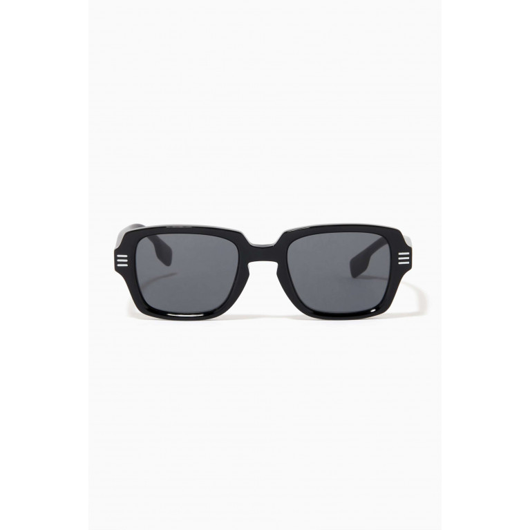 Burberry - Rectangle Frame Sunglasses