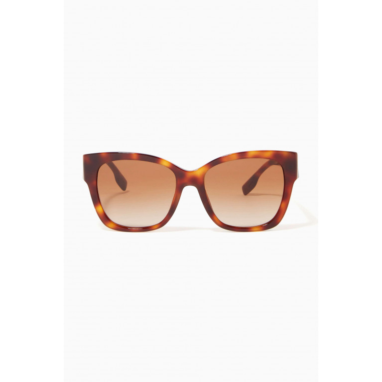 Burberry - Monogram Motif Oversized Square Frame Sunglasses