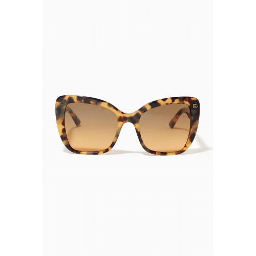 Dolce & Gabbana - Tortoiseshell Oversized Sunglasses