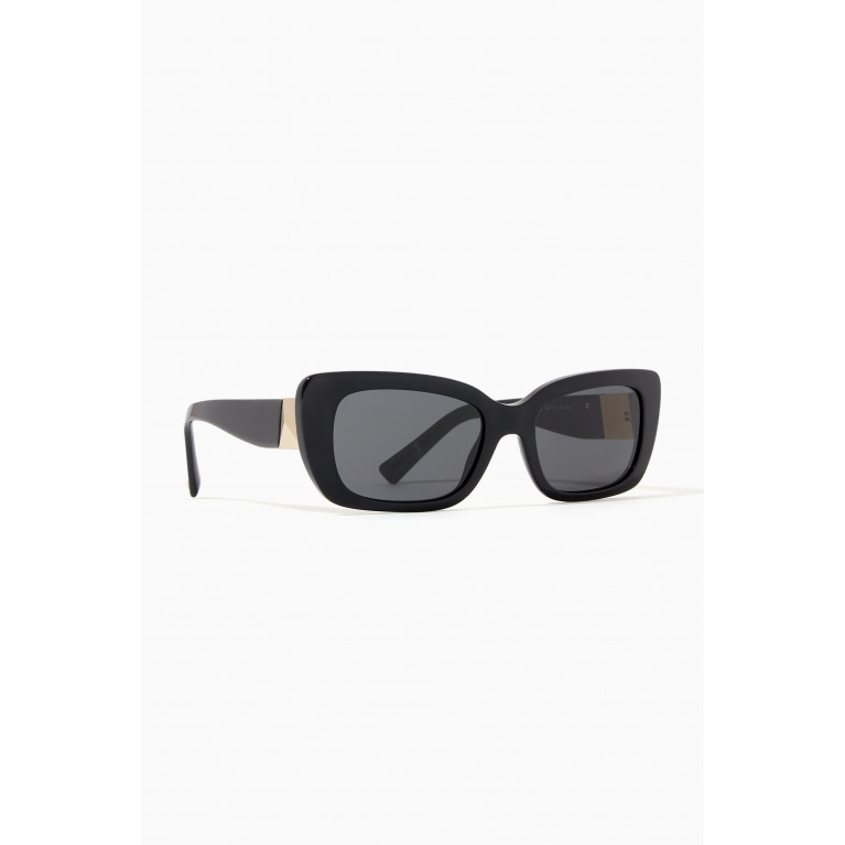 Valentino - Valentino Garavani Rockstud Rectangle Sunglasses in Acetate