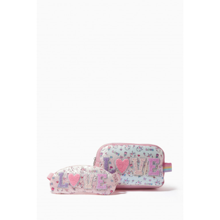 OMG Accessories - LOVE Miss Gwen Print Pouch & Sleep Set, Set of 2