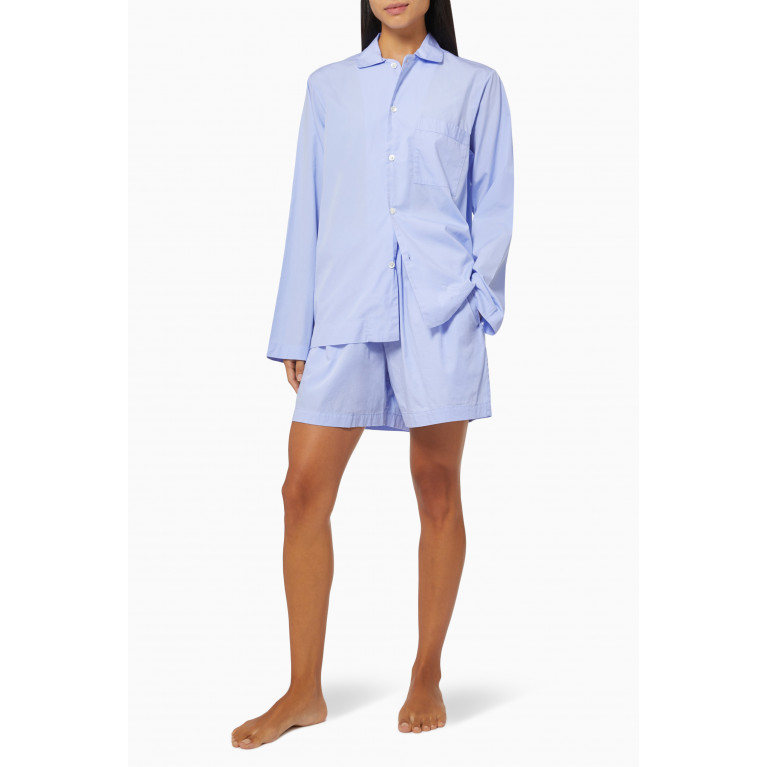 Tekla - Poplin Pyjamas Shirt in Organic Cotton