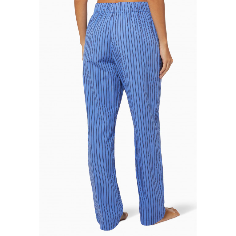 Tekla - Boro Stripes Poplin Pyjamas Pant in Organic Cotton